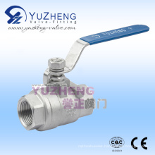 2PC Thread NPT/BSPT Floating Ball Valve